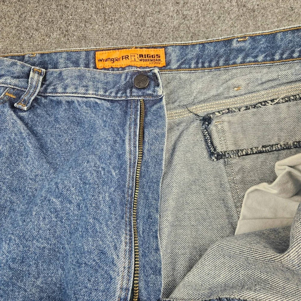 Wrangler Riggs Workwear FR Flame Resistant Carpenter Jeans Blue 42x36‎ FR3W020